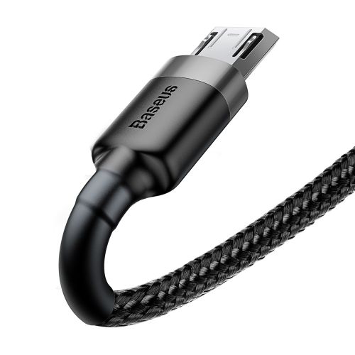 Baseus kabel trajna najlonska pletena žica USB / Micro USB QC3.0 2.4A 1m slika 3