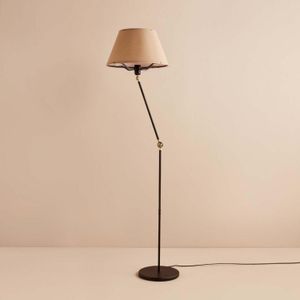 AYD-3480 Krem Crna Podna Lampa