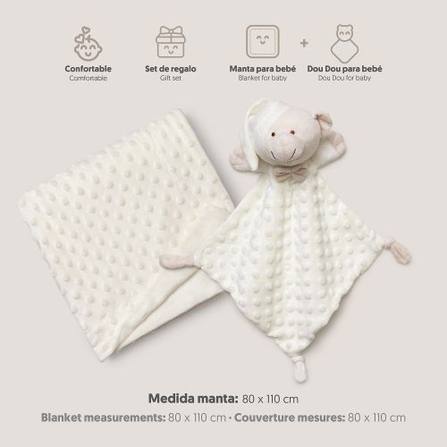 InterBaby set dekica Bubble i tješlica Bear Bež slika 6