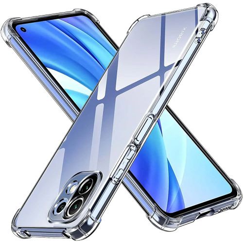 Techsuit Shockproof Clear Silicone prozirna maskica otporna na udarce za Xiaomi Mi 11 Lite 4G / Mi 11 Lite 5G / 11 Lite 5G NE slika 1