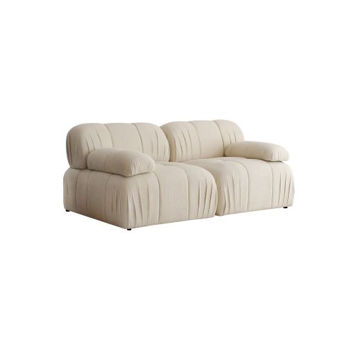 Woody Fashion Dvosjed Soli 2 Seater - bijela slika 7