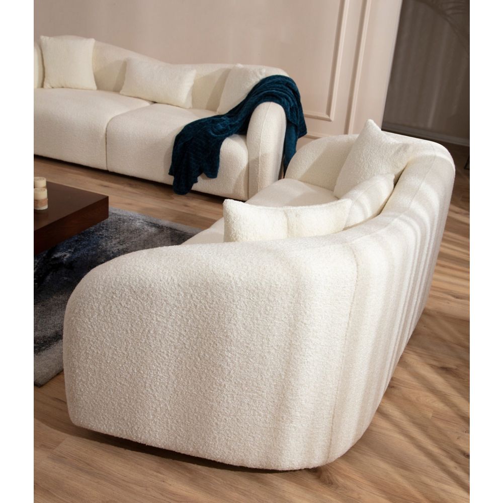 Venedik - Krem Sofa za Tri Osobe slika 7