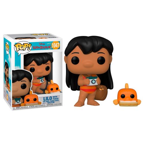 Funko POP figura Arctic Lilo i Stitch - Lilo s Pudgeom slika 2