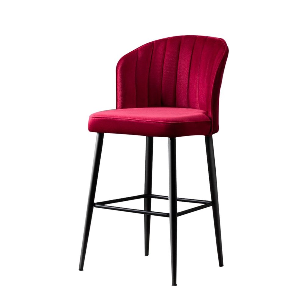 Rubi - Set Barskih Stolica u Boji Claret Crvene (2 Komada) slika 3