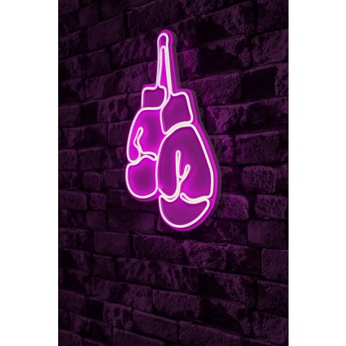 Wallity Ukrasna plastična LED rasvjeta, Boxer - Pink slika 1