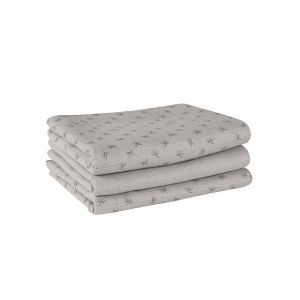 Roba Kids Muslin pelene Lil Planet 80x80 cm, 3 kom/Sive