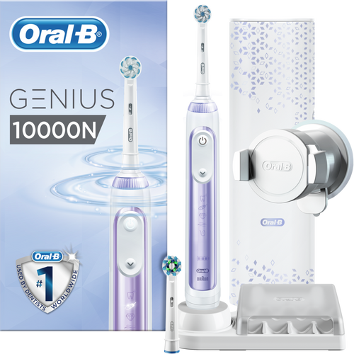 Oral B električna četkica za zube genius 10000 Orchid Purple Sensi ULT slika 7