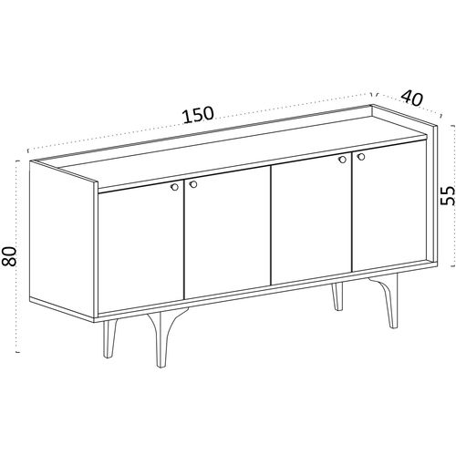 Navi Sapphire Oak Console slika 5