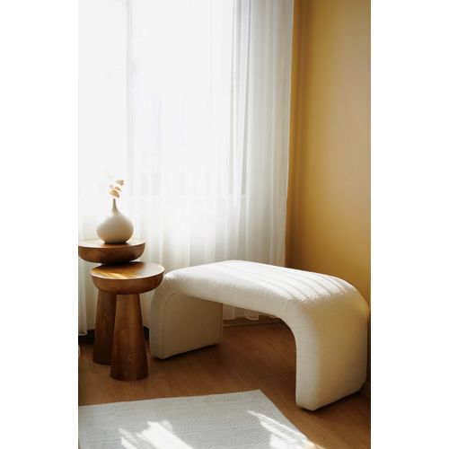 Nu Bench - White White Pouffe slika 1