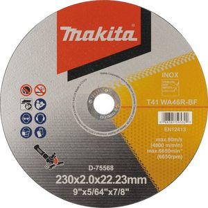 MAKITA Rezna ploča 125x1x22.23mm za inox D-75530