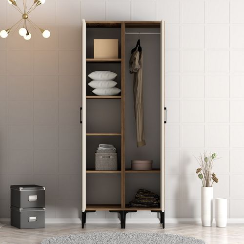 Kumsal PP - Walnut, Cream Walnut
Cream Wardrobe slika 2