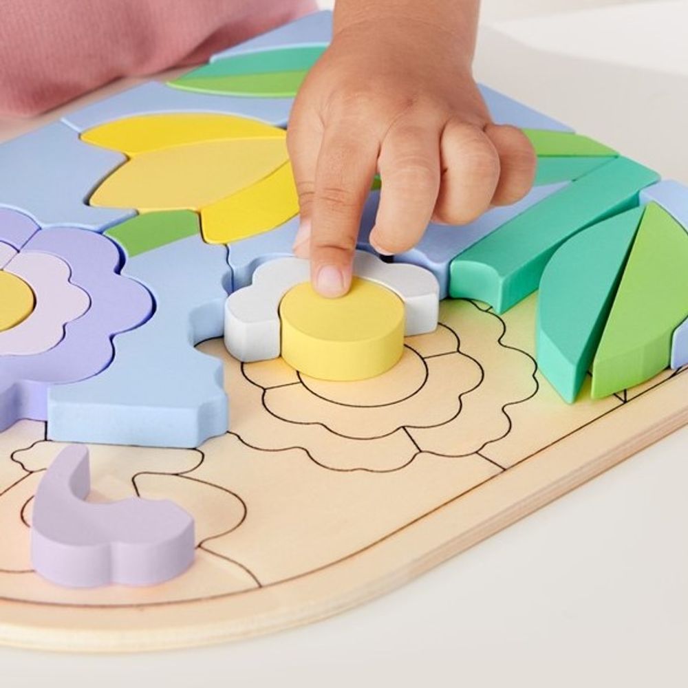 Fisher Price HXT97 Drvena slagalica Wooden Flower 38kom slika 4