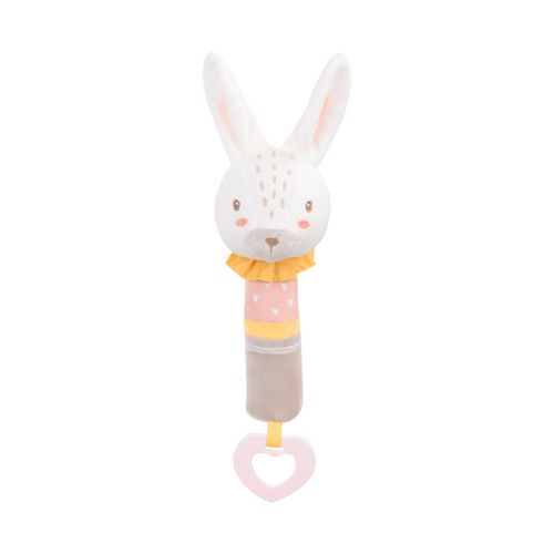 Kikka Boo igračka Squeker with Teether - Rabbits in Love slika 1