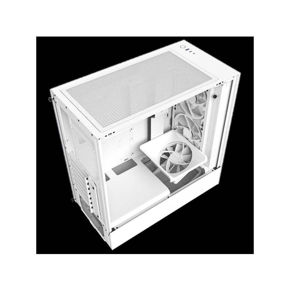 NZXT CASE H5 ELITE WHITE Mini-ITX, Micro-ATX, ATX Mid-Tower, 3x Fans slika 3