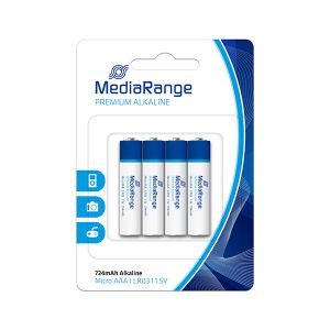 MediaRange AAA BATERIJE(LR03) 1,5V alkalne 4/1, MRBAT101