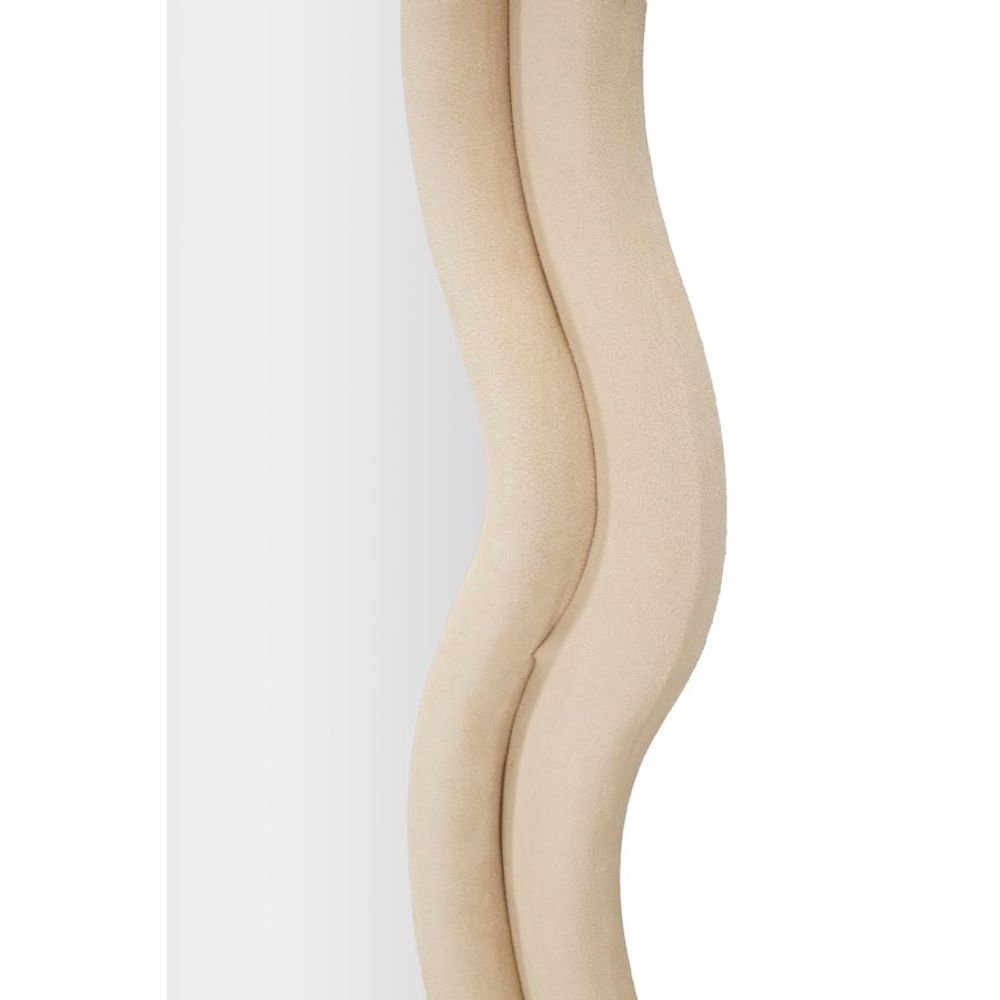 Mauro Ferretti Zidno ogledalo EMILY CREAM VELVET 60X6X160 cm slika 4