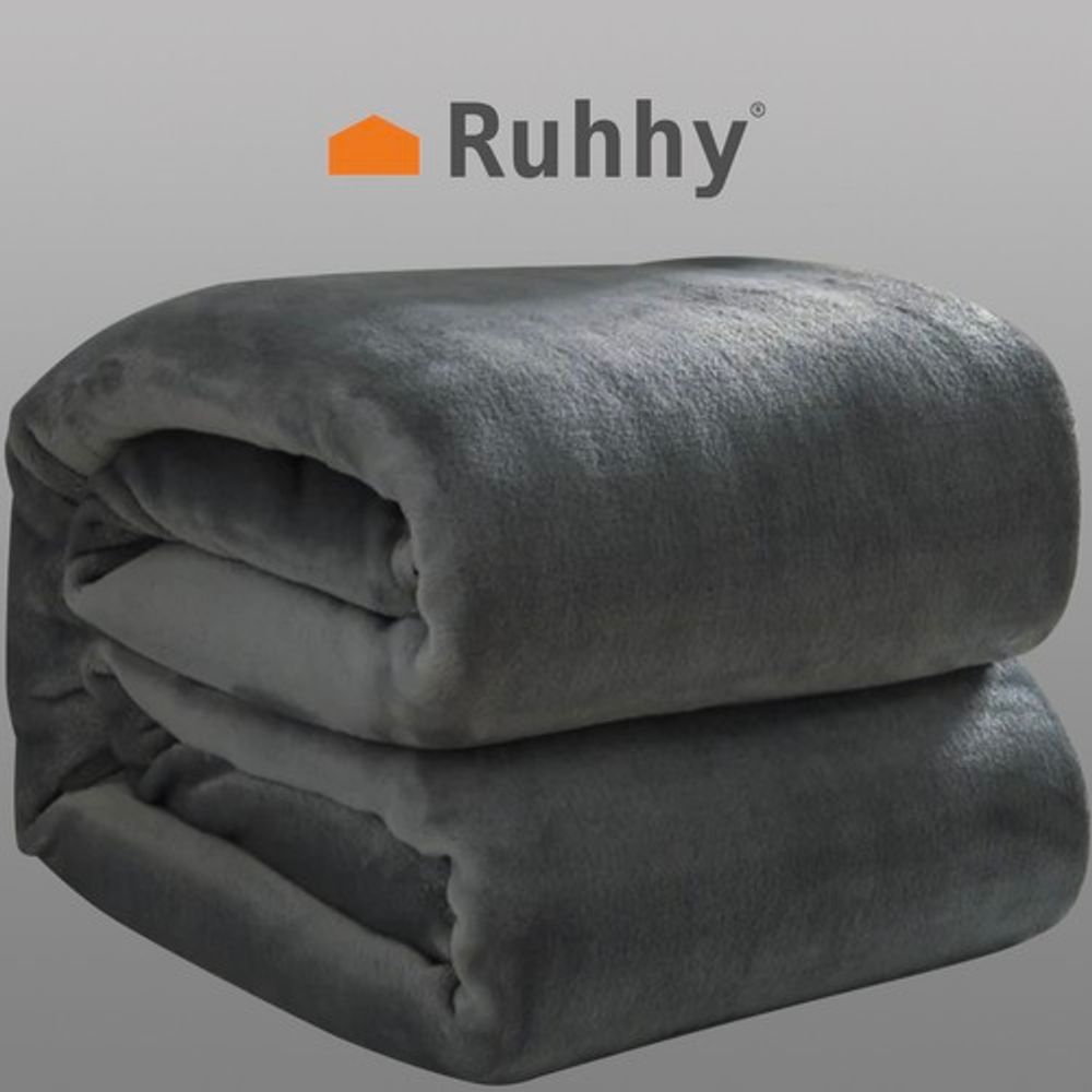 Ruhhy mekana deka 1.6x2m - siva slika 2