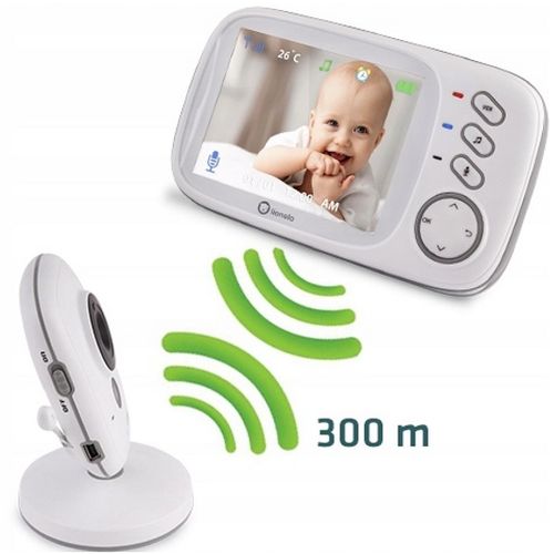 Lionelo dječji video monitor BabyLine 6.1, senzor temp, 8 uspavanki, domet 300m slika 8