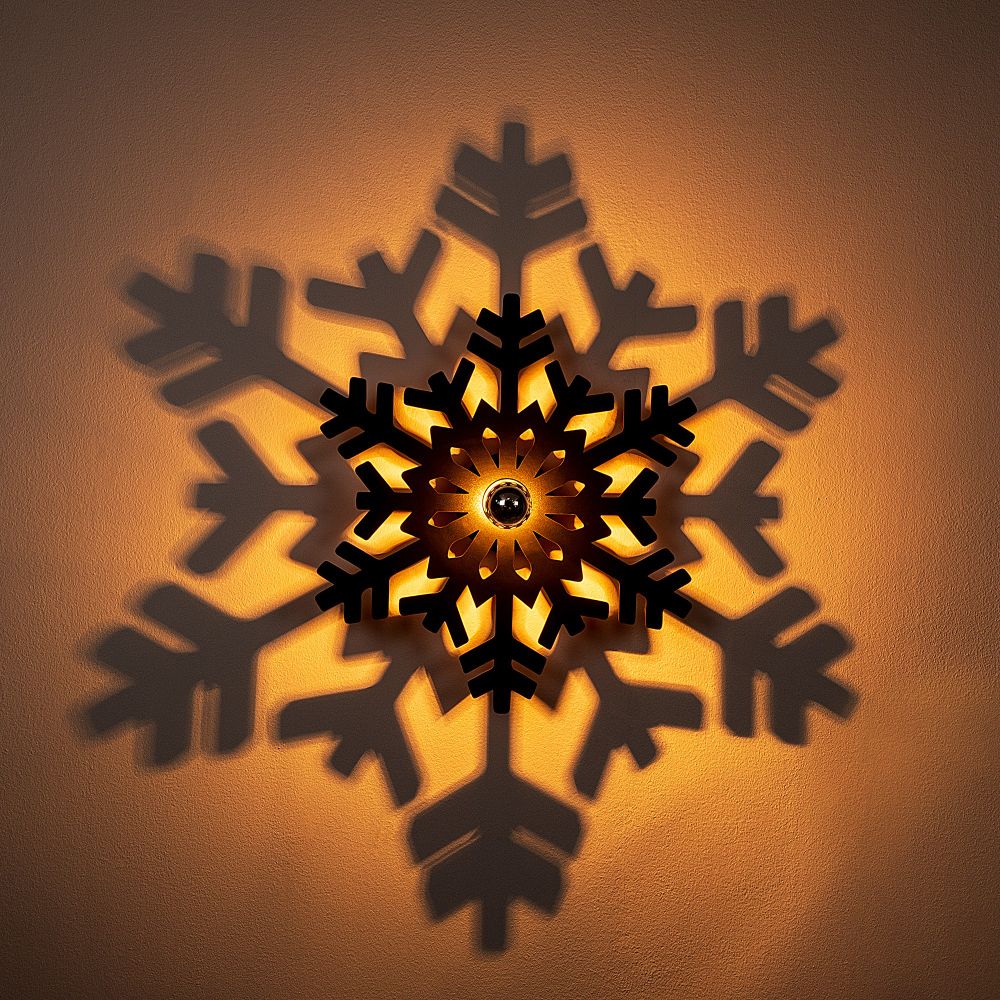 W-052 Crna Zidna Lampa slika 5
