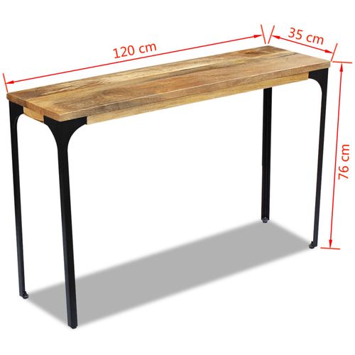 Konzolni Stol Drvo Manga120x35x76 cm slika 33