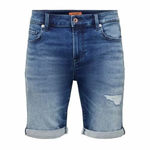 Muške Traperice Only & Sons Onsply Dark Mid Blue