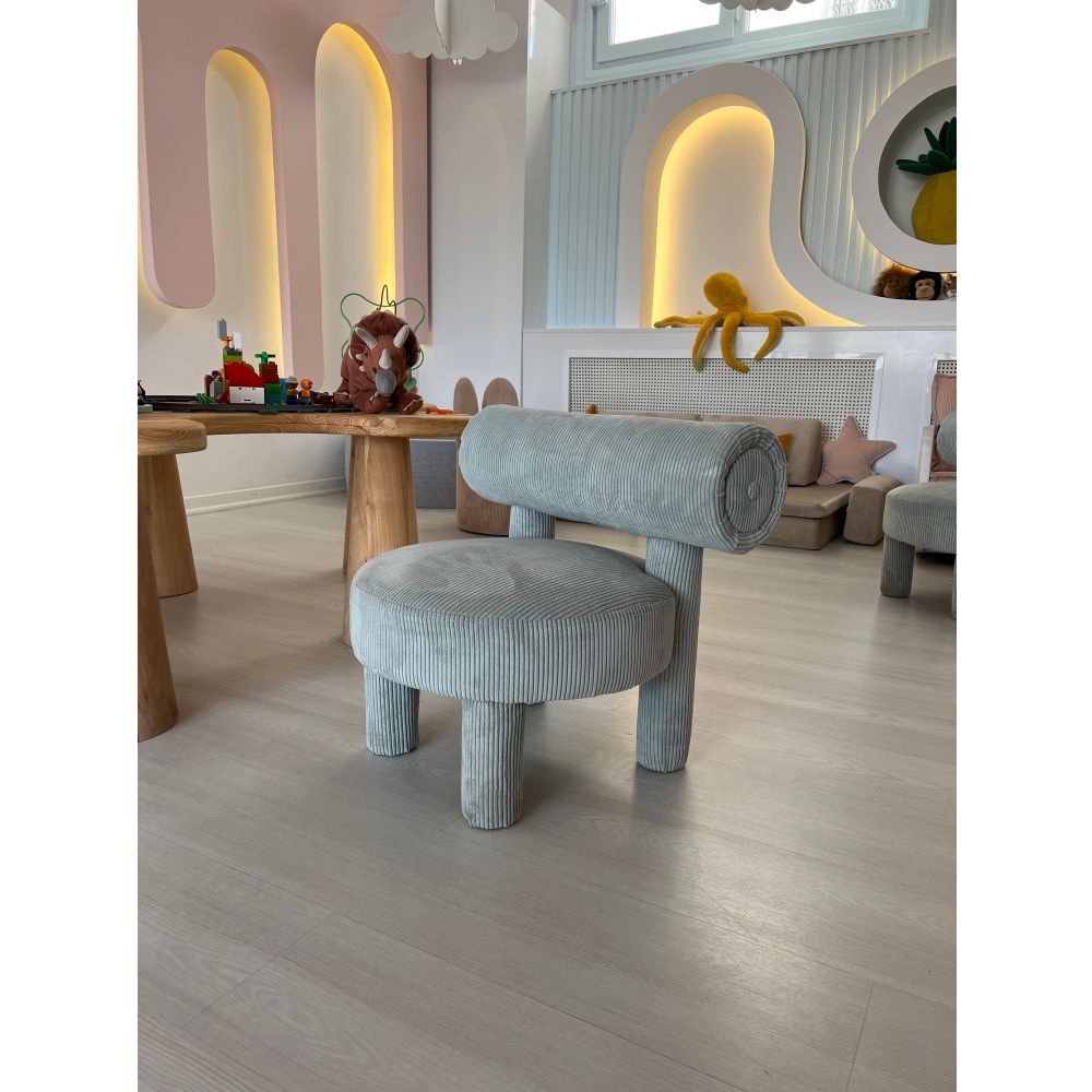 Dino - Plava Plava Wing Chair slika 1