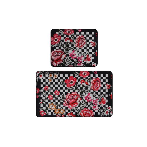 Colourful Cotton Set kupaonskih prostirki (2 komada) Black Rose slika 5