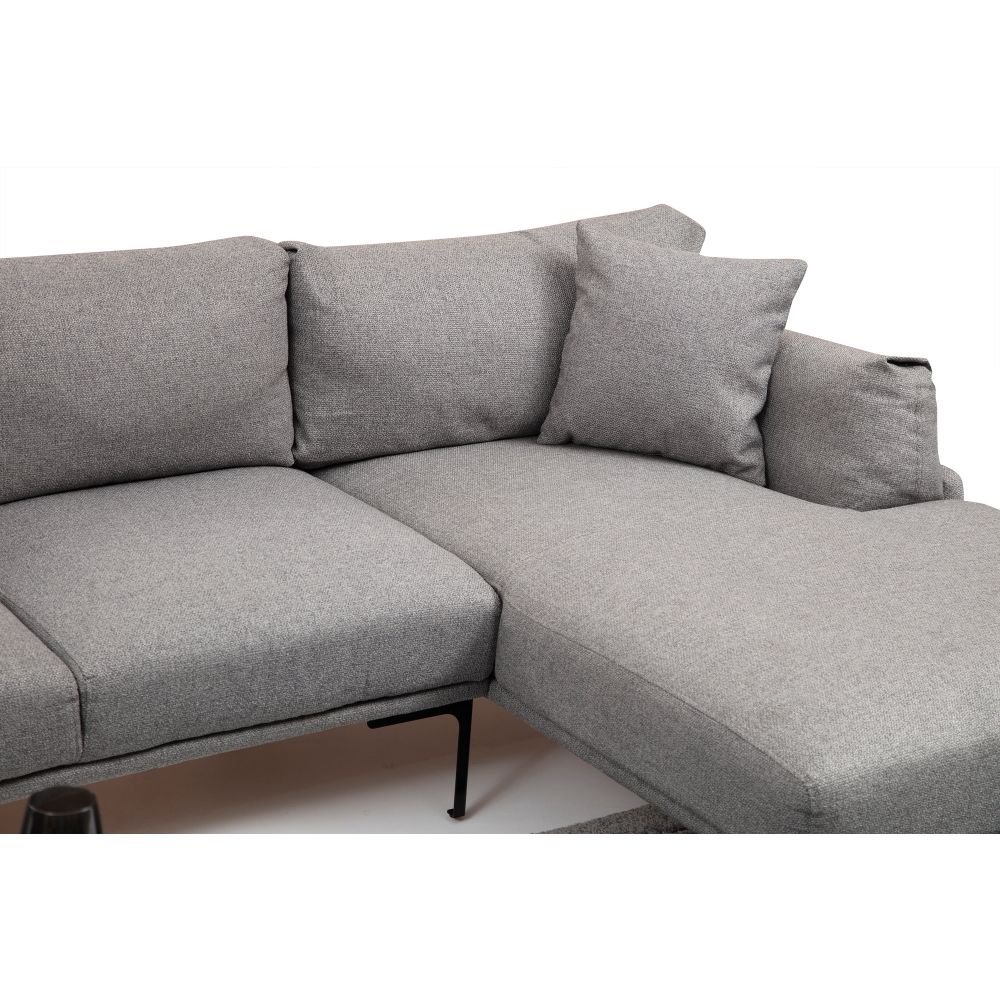 Leo Ugaona Sofa Desna - Siva slika 4