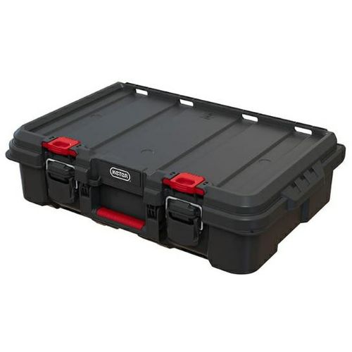 Keter kofer za alat, kapacitet 26,56L, crno/crveni slika 1