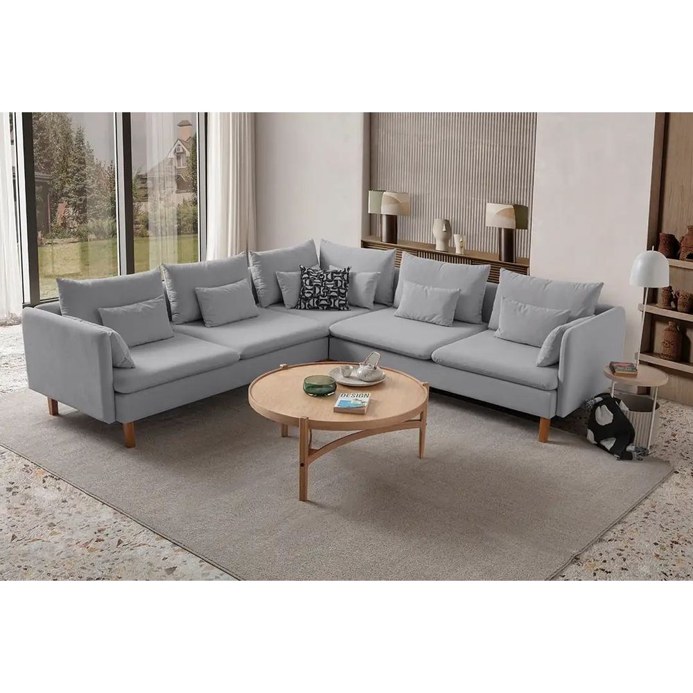 Ugaona Sofa Flexy L - siva slika 1