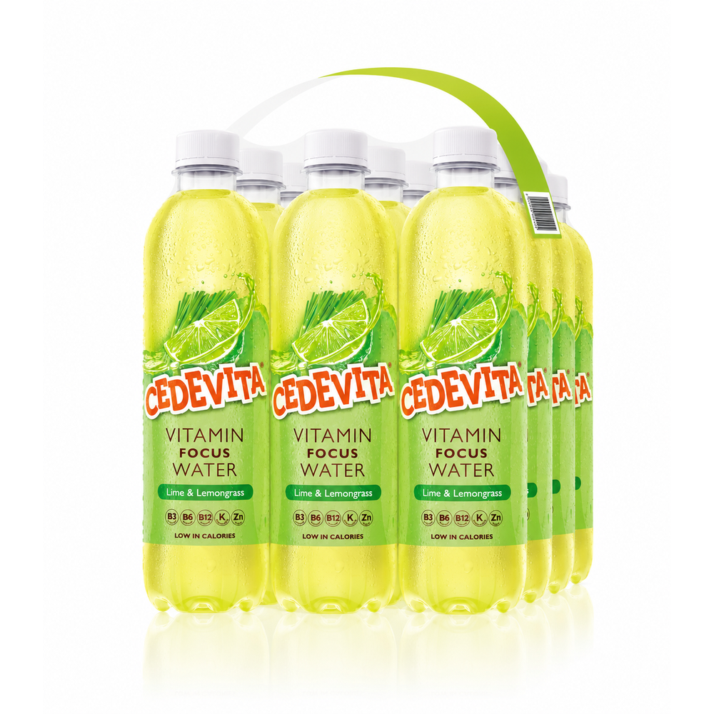 Cedevita vitaminska voda limeta i limunska trava 12×0,5l XXL slika 1