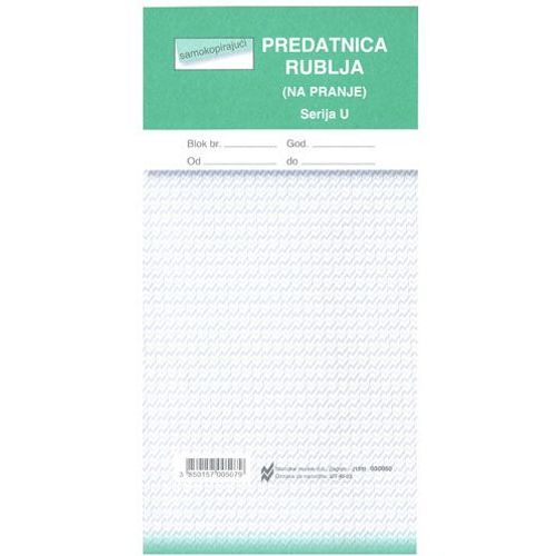 III-22 PREDATNICA ZA PRAONICU; Blok 2 x 50 listova, 10,5 x 21 cm slika 2