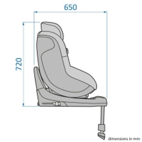 Maxi-Cosi Autosjedalica Pearl S, Grupa 0+, 1 (0-18 kg) (61-105 cm) - Tonal Graphite slika 22