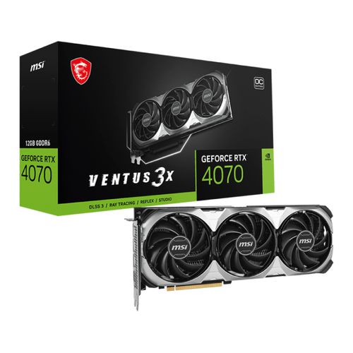 MSI nVidia GeForce RTX 4070 12GB RTX 4070 VENTUS 3X E1 12G OC grafička karta slika 1