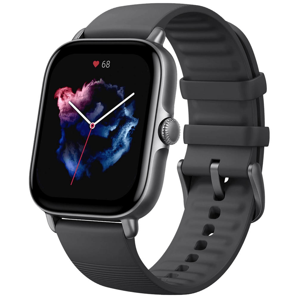 Xiaomi SAT pametni, 1.75" AMOLED, vodootporan 5ATM, BT - Amazfit GTS 3 Graphite Black slika 1