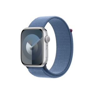 Apple Watch S9 GPS 45mm Silver with Winter Blue Sport Loop