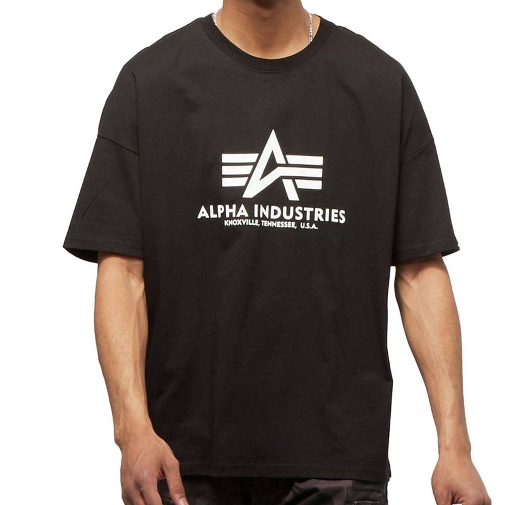 Alpha Industries Muška majica kratkih rukava Basic, Crna slika 2