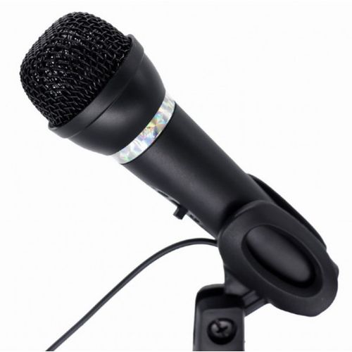 MIC-D-04 Gembird kondenzatorski mikrofon sa stalkom 3,5mm, black slika 1