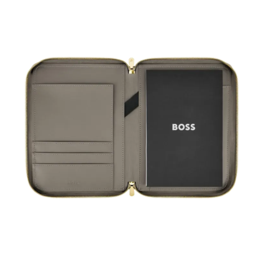 Hugo Boss Mapa konferencijska A5 Signature Lady HTM616Z taupe slika 3