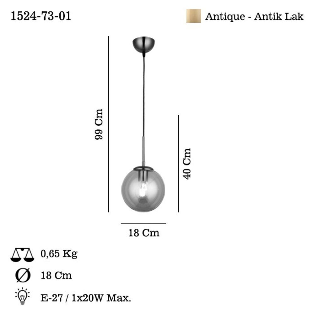Luster Polıno – 73-01 – boje: antik slika 3