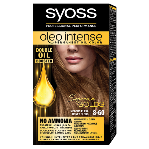 SYOSS OLEO INTENSE boja za kosu 8-60 Honey Gold slika 1