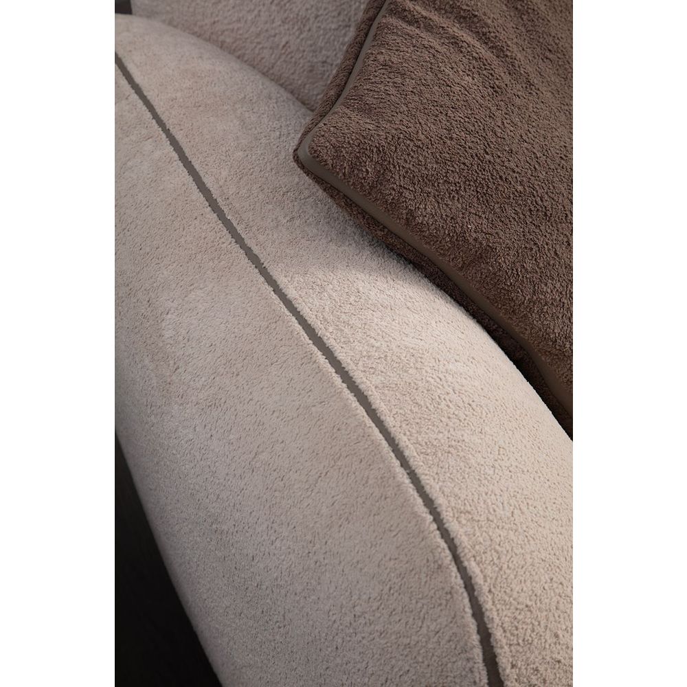 Ugaona Sofa Pavia Corner 3 (L1,5+Cx+1,5R) - boja: krem slika 4