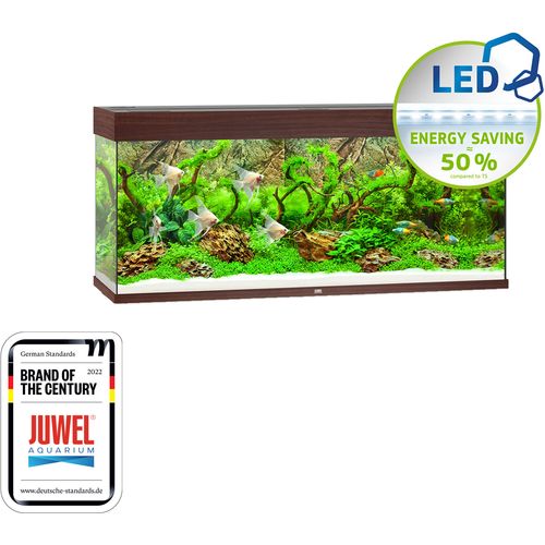 JUWEL Rio 240 LED Akvarij Tamno drvo, 121 x 41 x 55 cm, 240 litara slika 2