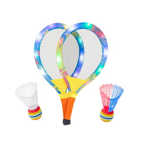 LED svjetleći reket za badminton 2 kom. slika 3