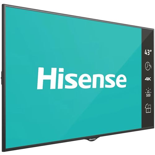 Hisense digital signage display 43B4E31T 43'' / 4K / 500 nita / 60 Hz / (18h / 7 dana) slika 2