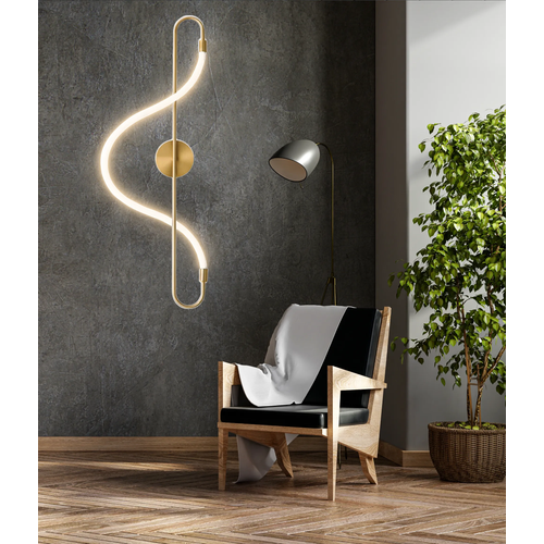 TOOLIGHT APP858-W Long Gold LED zidna svjetiljka slika 5