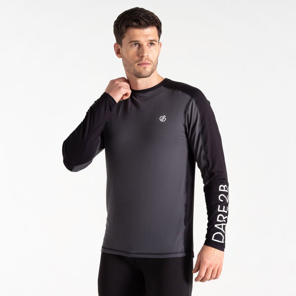Dare2B Muški termalni veš Exchange III, Top Black/Ebony slika 4