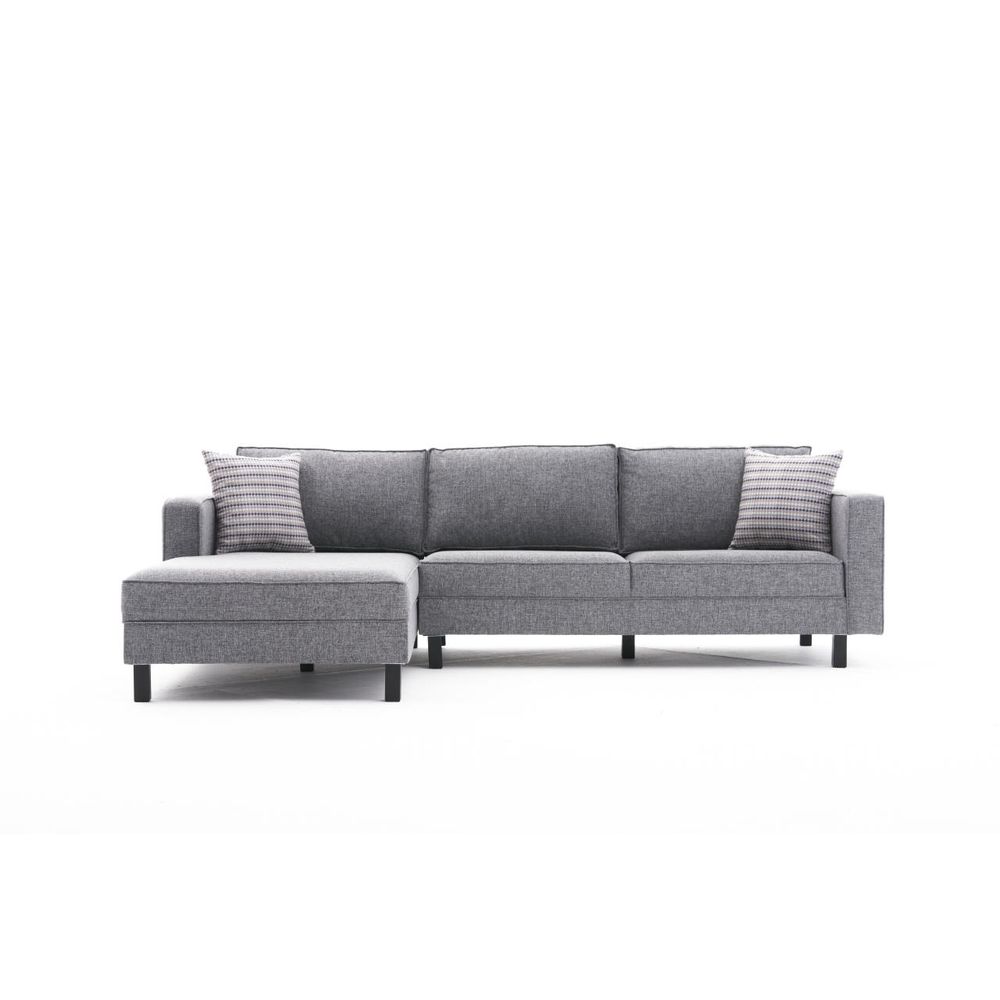 Kale Lino Lijevi - Sivi Kutni Sofa slika 5