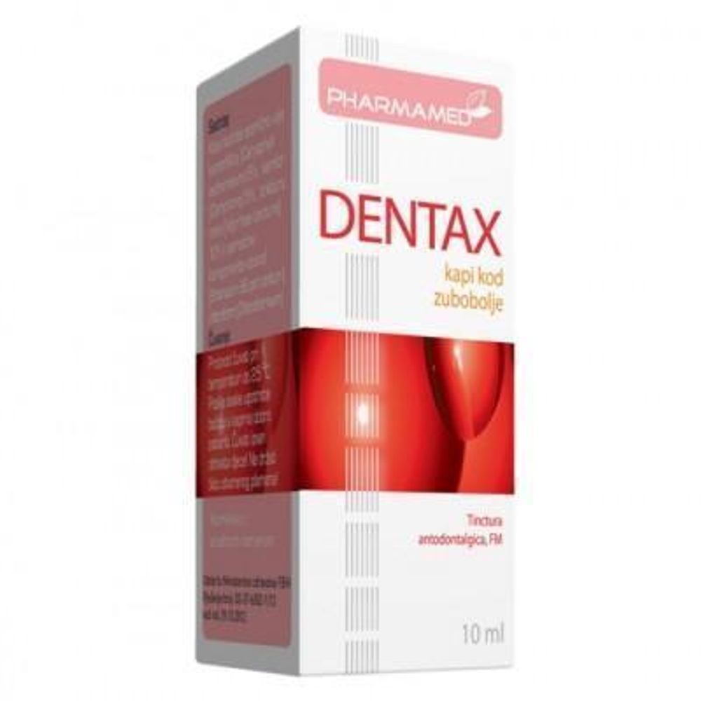 DENTAX KAPI KOD ZUBOBOLJE 10 ML PHARMAMED slika 1