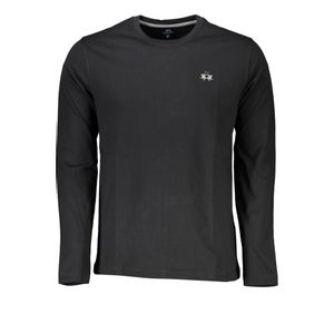 LA MARTINA MEN'S LONG SLEEVE T-SHIRT BLACK